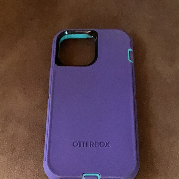 Otter Box Defender Series Purple and Blue Phone Case for iPhone 13 Pro Max - Picture 2 of 5